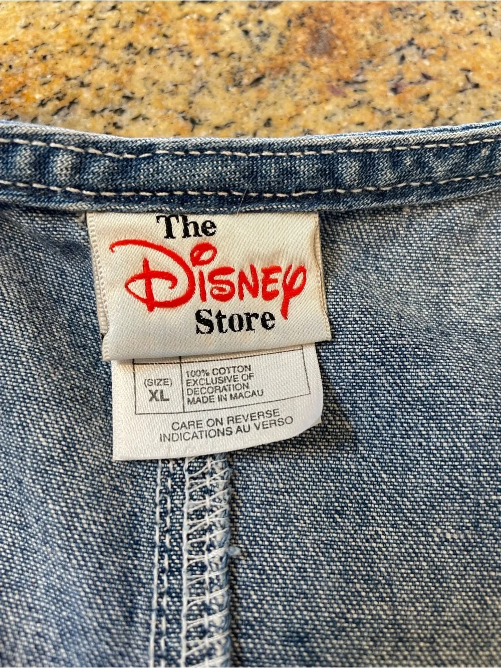 Disney Denim Pinafore Jumper Dress with Lady and Tramp Pockets - Blue - Picture 12 of 12